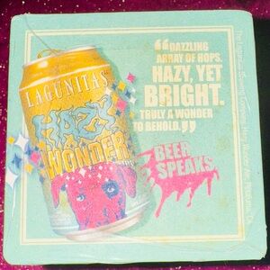 Sealed New Sleeve Of Hazy Wonder Lagunitas Brewing Company Beer/Drink Coasters